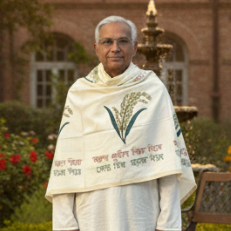 ধানের শীষের চাদর - অফ হোয়াইট কালার